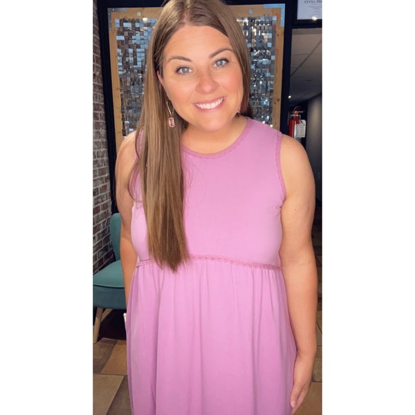 ANGIE'S SUMMER NIGHTS DRESS - Lilac-Body and Sol