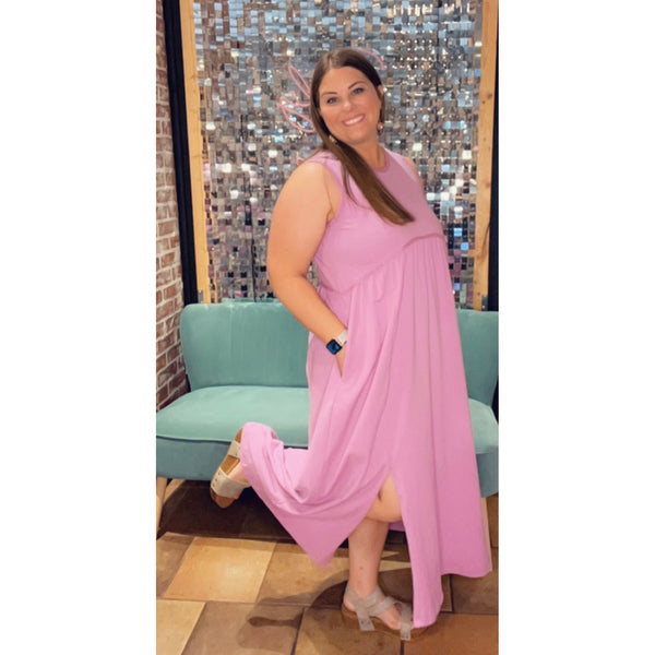 ANGIE'S SUMMER NIGHTS DRESS - Lilac-Body and Sol