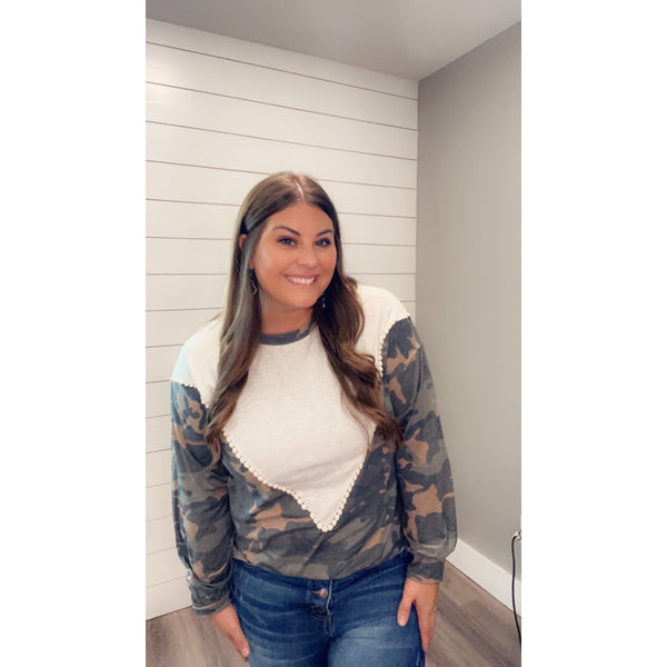 CAMO & CREAM TOP-Body and Sol