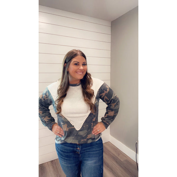 CAMO & CREAM TOP-Body and Sol