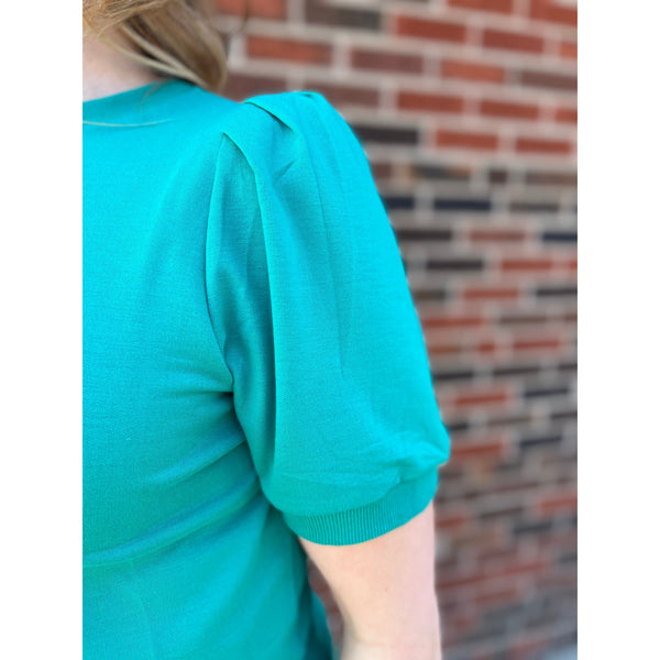 EMERALD SHORT SLEEVE SWEATSHIRT-Body and Sol