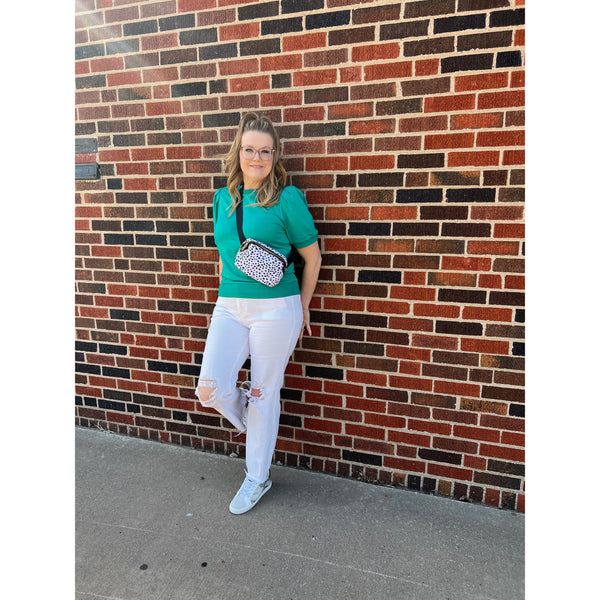 EMERALD SHORT SLEEVE SWEATSHIRT-Body and Sol
