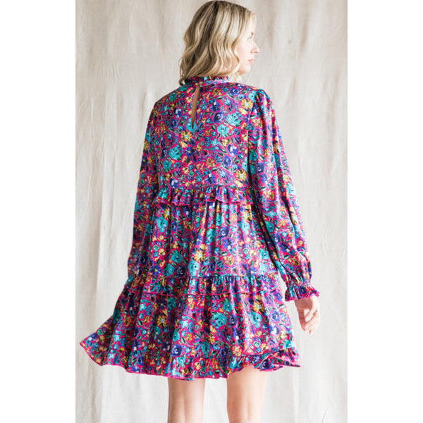 FUN FLORAL DRESS-Body and Sol