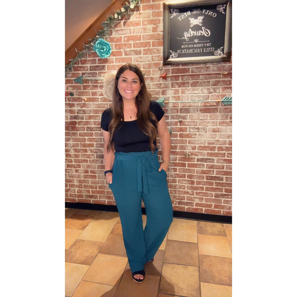HEIMISH DRESS PANTS IN TEAL-Body and Sol