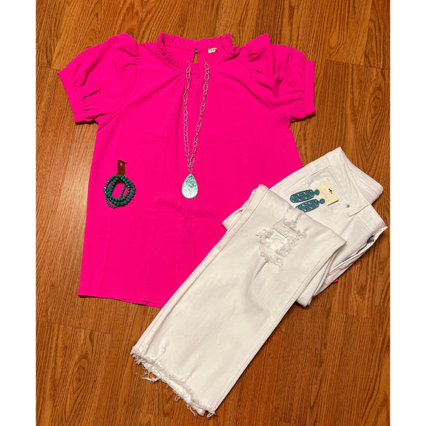 HOT MAMA PINK TOP-Body and Sol