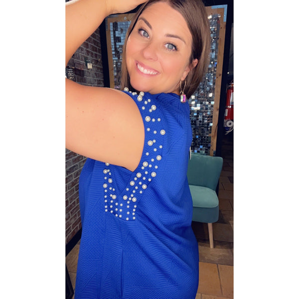 JENNIE DRESS IN ROYAL BLUE-Body and Sol