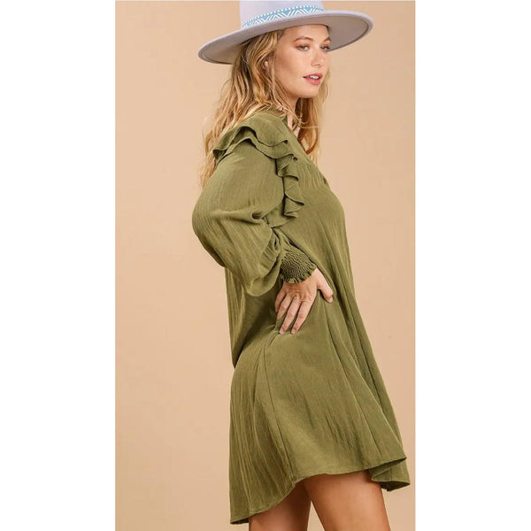 PISTACHIO BLISS DRESS-Body and Sol