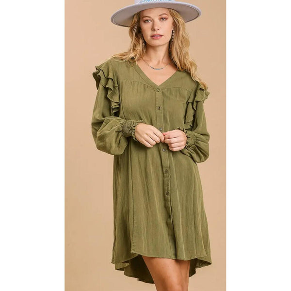 PISTACHIO BLISS DRESS-Body and Sol