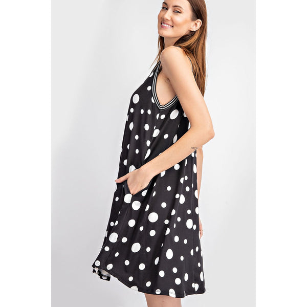 POLKA DOT SWING DRESS-Body and Sol