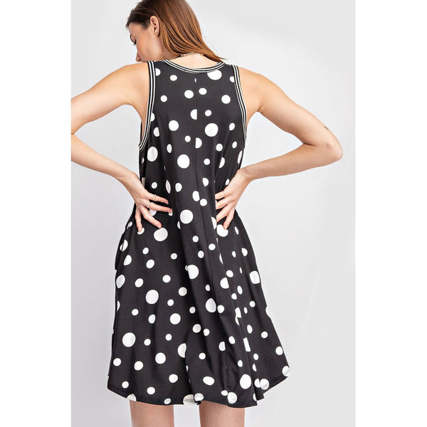 POLKA DOT SWING DRESS-Body and Sol