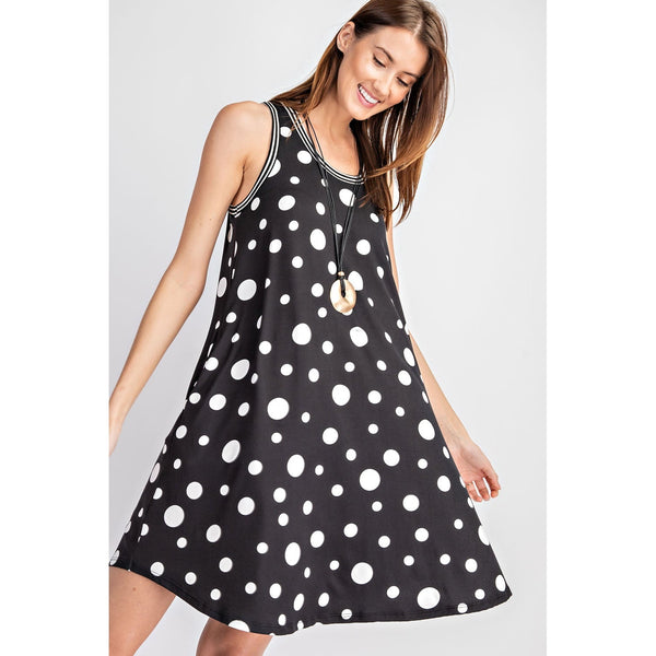 POLKA DOT SWING DRESS-Body and Sol