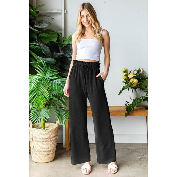 RIBBED URBAN PANTS-Body and Sol