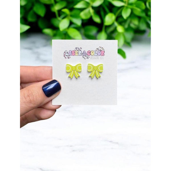 SPORTS BOW STUD EARRINGS-Body and Sol