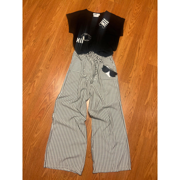 WREN'S STRIPED PANTS-Body and Sol