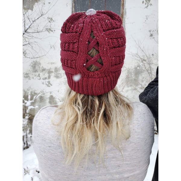 CRISS CROSS KNIT BEANIES-Body and Sol