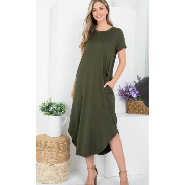 DARK OLIVE MAXI-Body and Sol