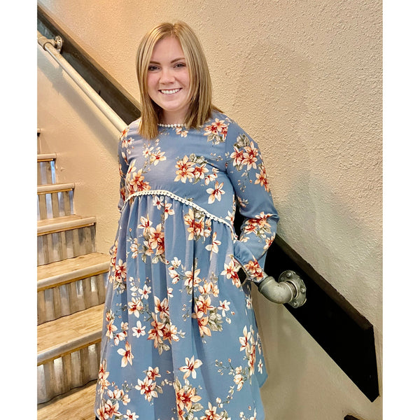 DIXIE FLORAL DRESS-Body and Sol