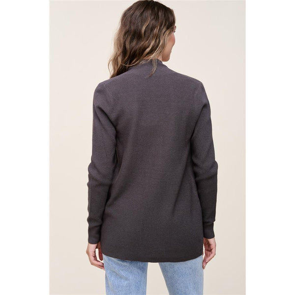 GUN METAL CARDIGAN-Body and Sol