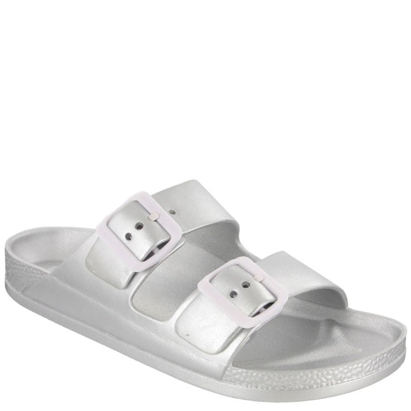 JASMIN SILVER SLIDES-Body and Sol