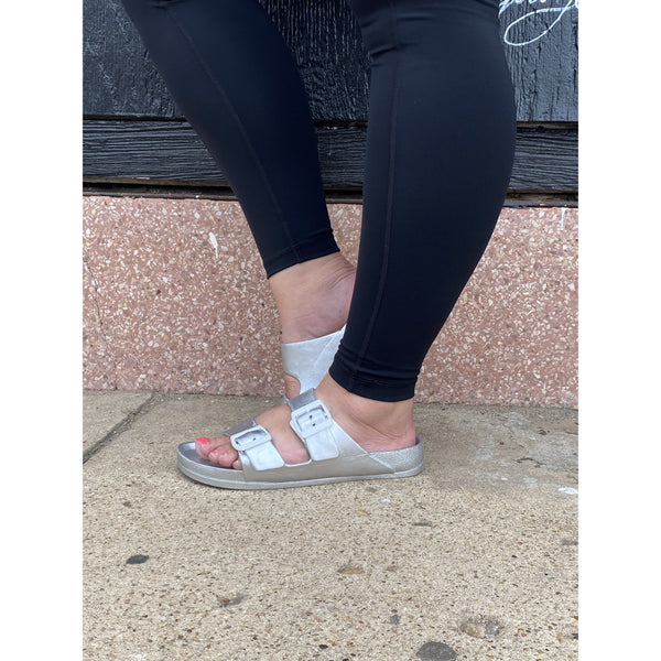 JASMIN SILVER SLIDES-Body and Sol
