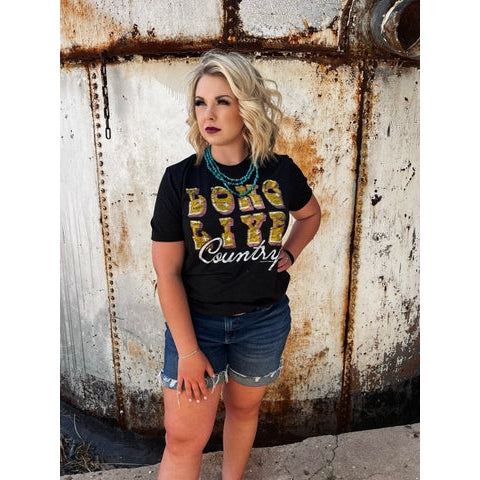 LONG LIVE COUNTRY TEE-Body and Sol