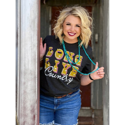 LONG LIVE COUNTRY TEE-Body and Sol