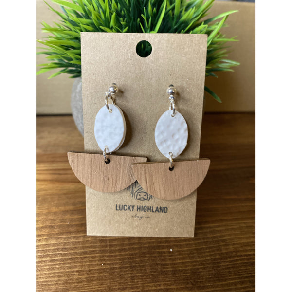 LUCKY HIGHLAND 2 TIERED SMALL EARRINGS-Body and Sol