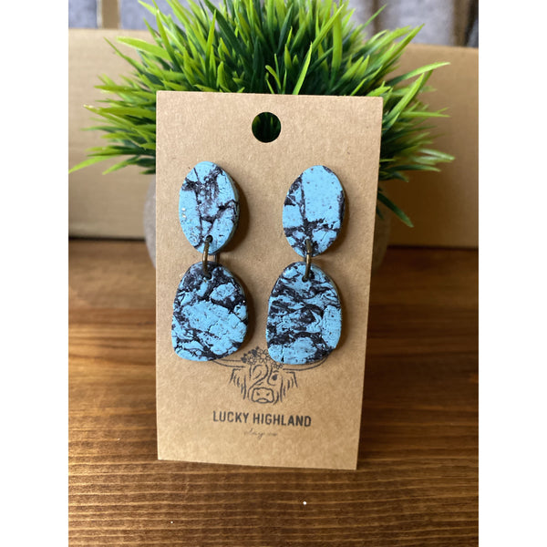 LUCKY HIGHLAND 2 TIERED SMALL EARRINGS-Body and Sol
