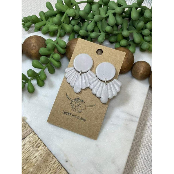 LUCKY HIGHLAND 2 TIERED SMALL EARRINGS-Body and Sol