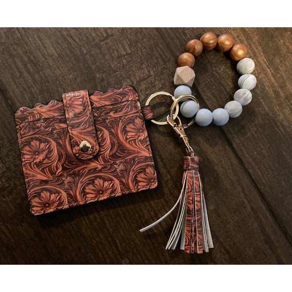 SILICONE KEYCHAIN WITH CARD HOLDER-Body and Sol