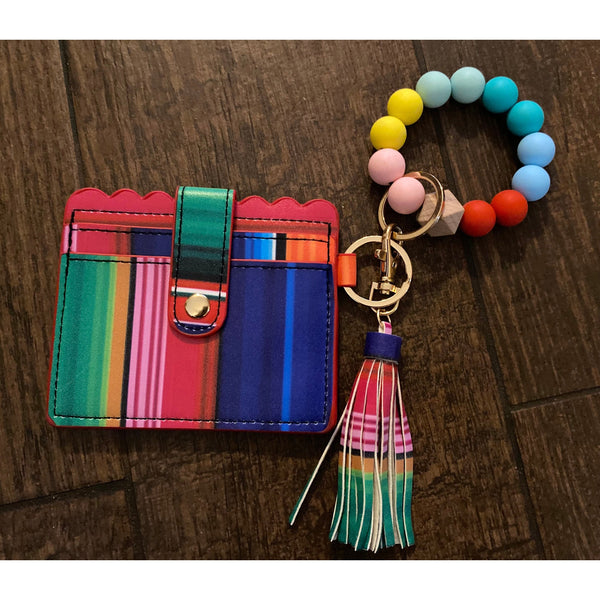 SILICONE KEYCHAIN WITH CARD HOLDER-Body and Sol