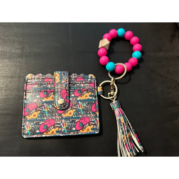 SILICONE KEYCHAIN WITH CARD HOLDER-Body and Sol