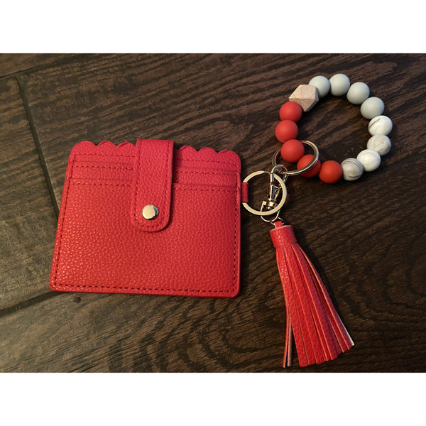SILICONE KEYCHAIN WITH CARD HOLDER-Body and Sol