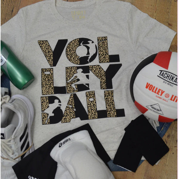 VOLLEYBALL SPLIT TEE-Body and Sol