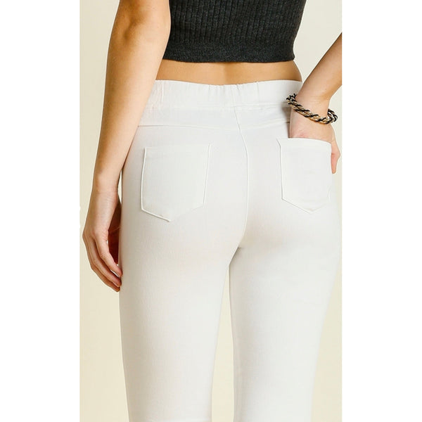 WHITE JEGGINGS-Body and Sol