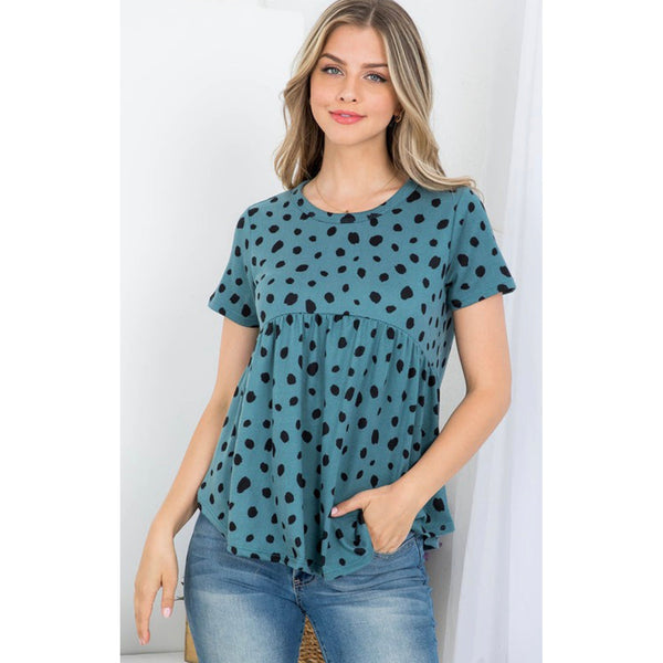 WILD SIDE BABYDOLL TOP BLUE-Body and Sol