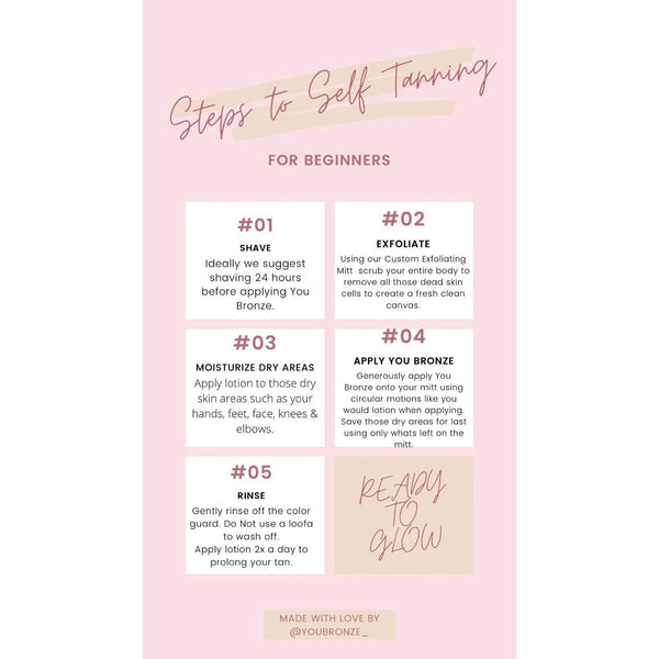 YOU BRONZE SUNLESS TANNER-Body and Sol