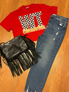 WT CHECKERED SPIRIT TEE