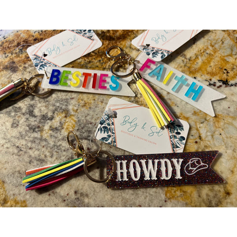 ACRYLIC KEYCHAINS-Body and Sol