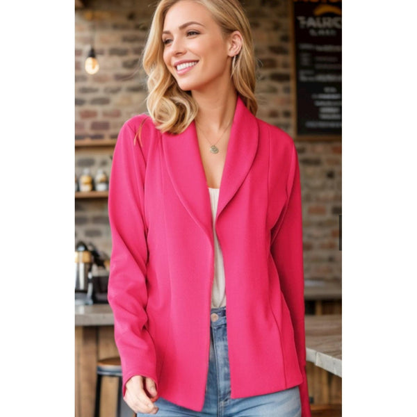 BOSS BABE BLAZER IN FUCHSIA-Body and Sol