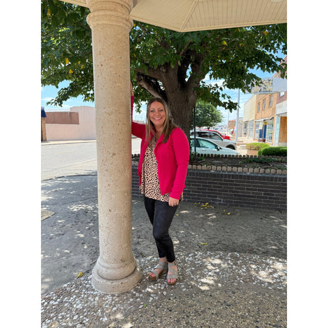 BOSS BABE BLAZER IN FUCHSIA-Body and Sol