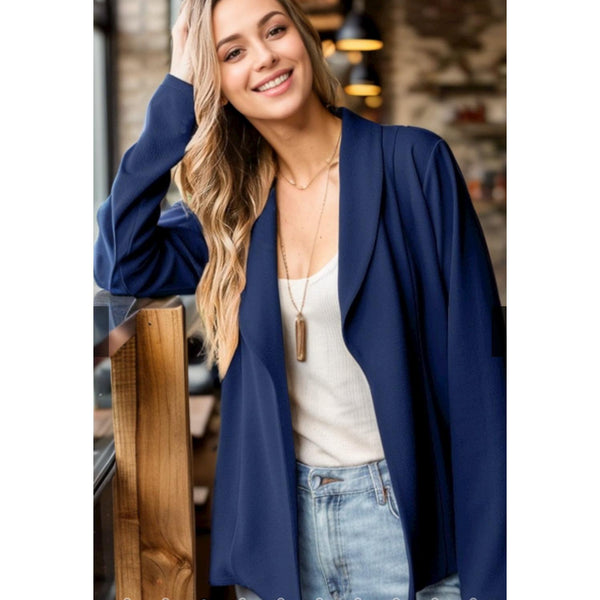 BOSS BABE BLAZER IN NAVY-Body and Sol