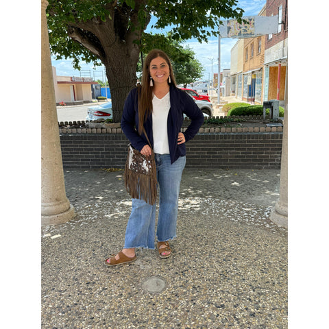BOSS BABE BLAZER IN NAVY-Body and Sol