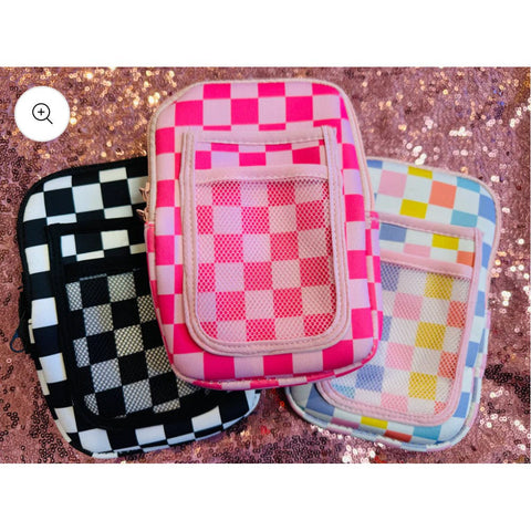 CHECKERED CUP POUCH-Body and Sol