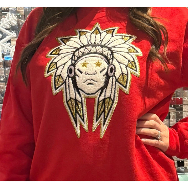 COMANCHE HEADDRESS SWEATSHIRT-Body and Sol