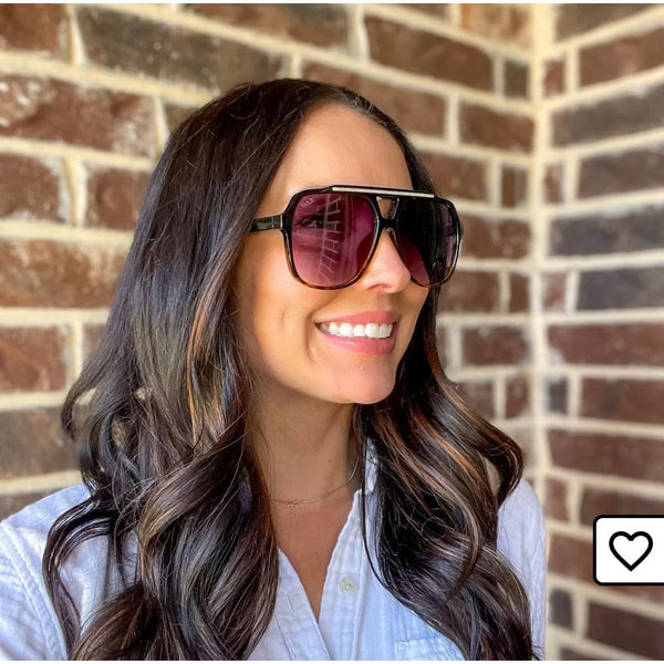 DAX EYEWEAR ASTRID- GRADIENT CHEETAH-Body and Sol