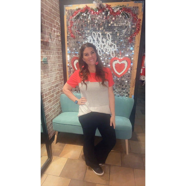 DIANE TOP IN CORAL-Body and Sol