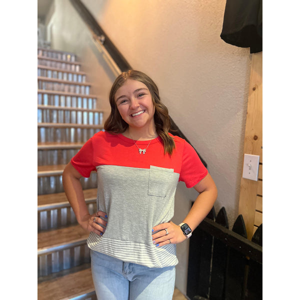 DIANE TOP IN CORAL-Body and Sol