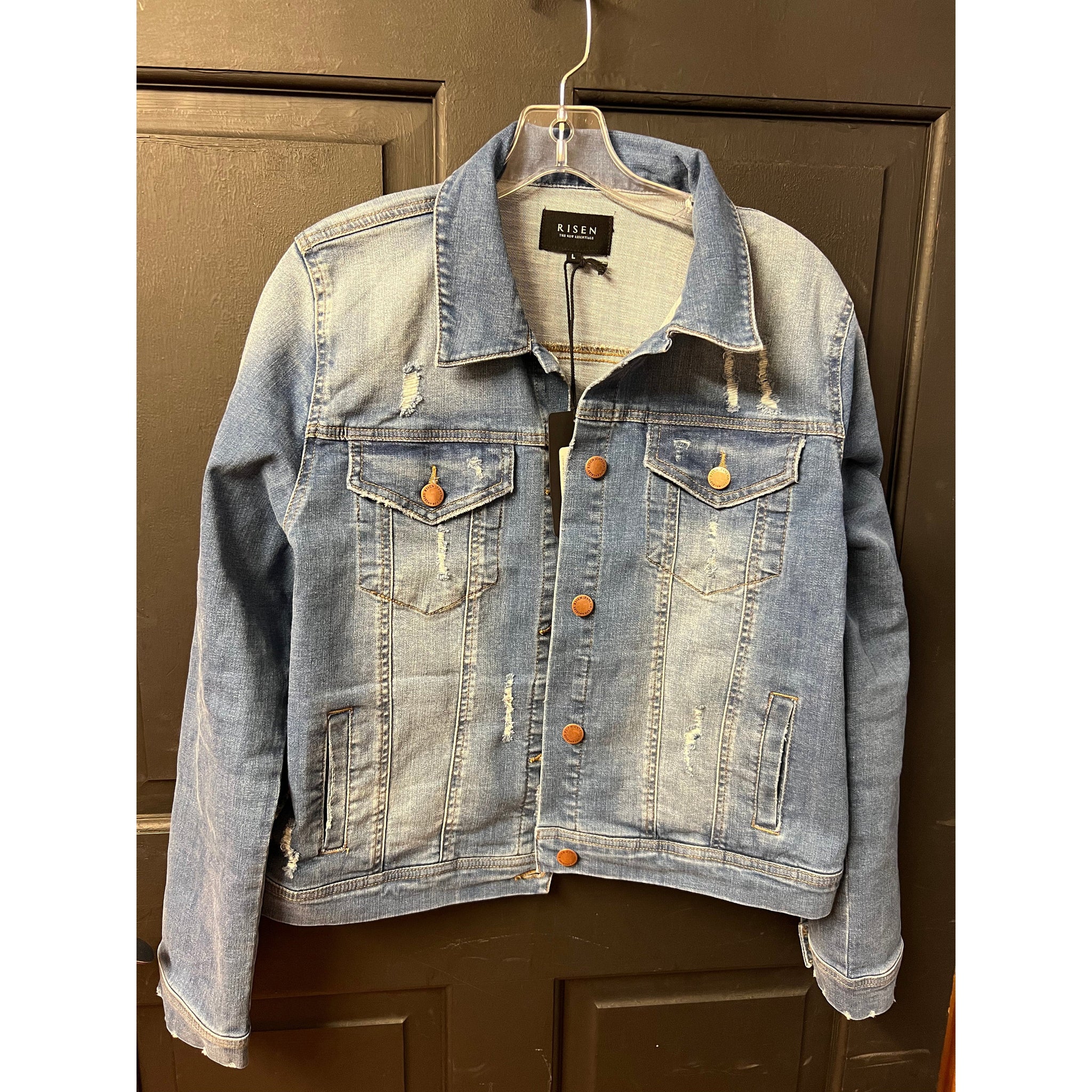DOWN AT THE RANCH DENIM JACKET-Body and Sol
