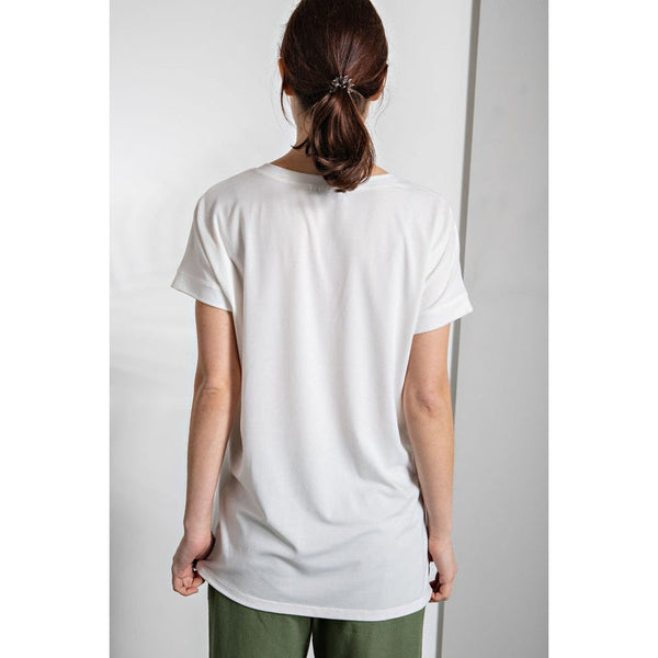 ECO V-NECK TEE-Body and Sol